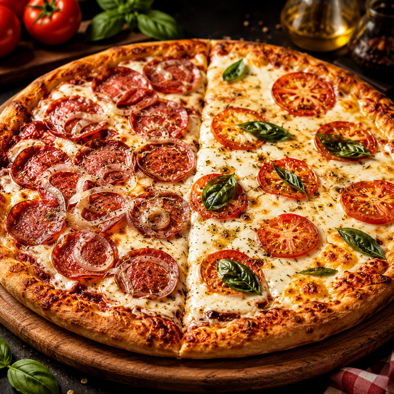 Pizza Média 2 Sabores